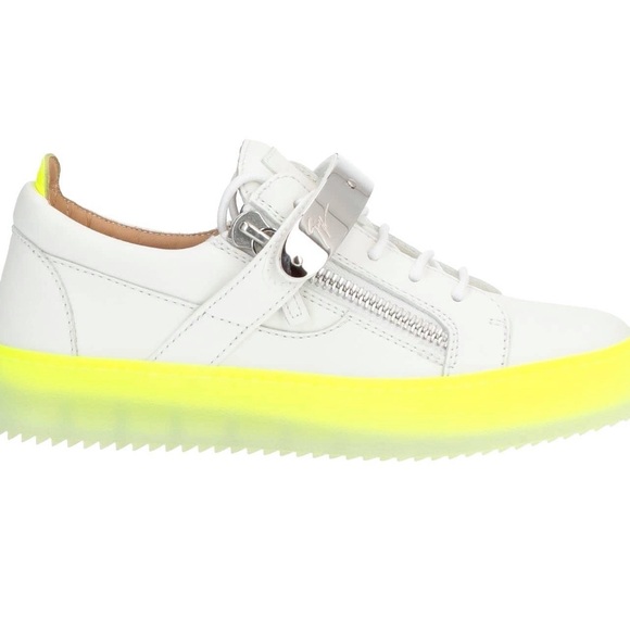 Giuseppe Zanotti sneakers with neon green/yellow sole size 36 - Picture 3 of 9